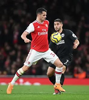 Clash of the Midfield Titans: Xhaka vs Maupay in Arsenal vs Brighton Premier League Battle
