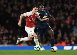 Clash of Midfield Titans: Xhaka vs Pogba, Arsenal vs Manchester United, Premier League