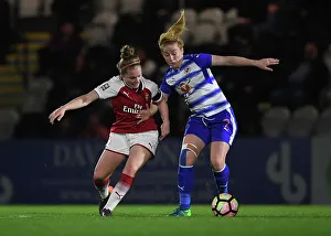 Arsenal Women V Reading Women 2017-18 Prints: Clash of Midfielders: Kim Little vs