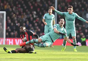 AFC Bournemouth V Arsenal 2018-19 Prints: Clash of Midfielders: Mkhitaryan vs Lerma in AFC Bournemouth vs Arsenal FC Premier League Encounter