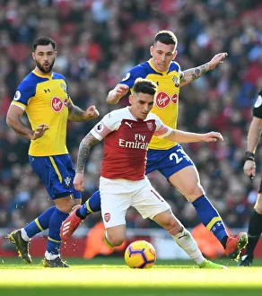 Clash of Midfielders: Torreira vs. Hojbjerg - Arsenal vs. Southampton, Premier League