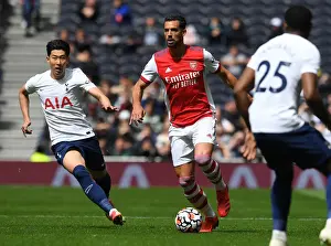 Tottenham Hotspur V Arsenal - The Mind Series 2021-22 Prints: Clash of Minds: Pablo Mari vs. Son Heung-Min - Tottenham Hotspur vs. Arsenal (2021-22)