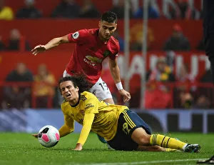 Clash at Old Trafford: Guendouzi vs. Pereira in Manchester United vs. Arsenal FC (Premier League 2019-20)