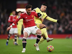Manchester United V Arsenal 2020-21 Prints: Clash at Old Trafford: Martinelli vs
