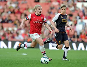 Arsenal Ladies V Liverpool LFC - 2013 Prints: Clash on the Pitch: Ki Little vs