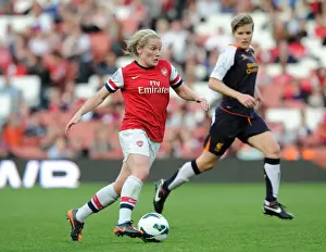 Arsenal Ladies V Liverpool LFC - 2013 Prints: Clash on the Pitch: Ki Little vs