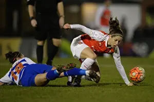 Arsenal Ladies V Reading FC Women 23rd March 2016 Prints: Clash on the Pitch: Vicky Losada vs. Lois Roche - Arsenal Ladies vs. Reading FC Women