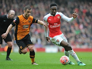 Arsenal V Hull City - FA Cup 2015-16 Prints: Clash of the Players: Danny Welbeck vs