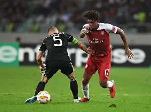 Qarabag V Arsenal 2018-19 Prints: Clash of the Players: Iwobi vs. Medvedev in Europa League Showdown