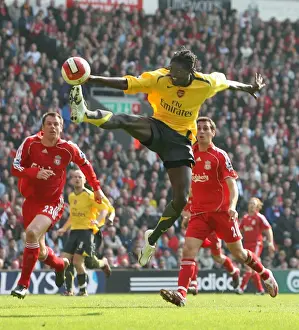 Clash of Rivals: Adebayor vs. Carragher & Alves at Anfield (Liverpool 4-1 Arsenal, 2007)
