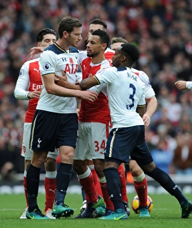 Arsenal V Tottenham Hotspur 2016-17 Prints: Clash of Rivals: Arsenal vs. Tottenham, Premier League 2016-17