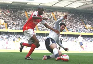 Clash of Rivals: Diaby vs. Rocha in the Intense 2007 FA Premiership Showdown between Tottenham and Arsenal