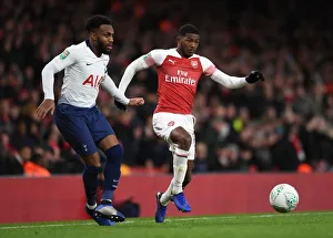 Arsenal V Tottenham Hotspur Carabao Cup 2018-19 Prints: Clash of Rivals: Maitland-Niles vs. Rose in the Carabao Cup Quarterfinal