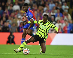Clash at Selhurst Park: Nketiah Faces Off Against Lerma in Premier League Showdown (Crystal Palace vs Arsenal 2023-24)
