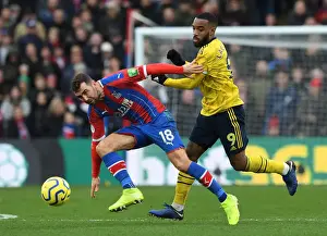 Crystal Palace V Arsenal 2019-20 Prints: Clash at Selhurst Park: Lacazette vs McArthur in Premier League Showdown (Crystal Palace vs Arsenal)