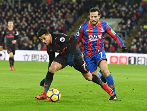 Crystal Palace V Arsenal 2017-18 Prints: Clash at Selhurst Park: Sanchez vs. Cabaye