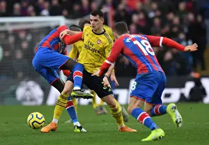 Clash at Selhurst Park: Xhaka vs. Kouyate in Premier League Showdown (Crystal Palace v Arsenal 2019-20)