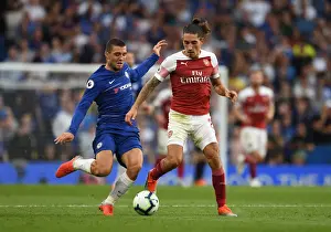 Chelsea V Arsenal 2018-19 Prints: Clash of Skills: Bellerin vs. Kovacic - A Premier League Battle