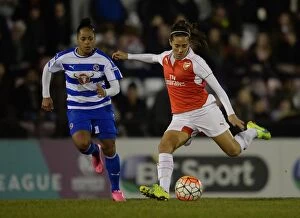 Images Dated 23rd March 2016: Clash of Skills: Fara Williams vs. Jade Boho-Sayo in Arsenal Ladies vs. Reading FC Women
