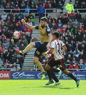 Clash at The Stadium of Light: Olivier Giroud vs. DeAndre Yedlin - A Premier League Battle
