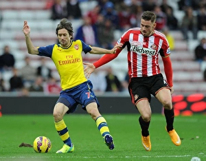 Clash at the Stadium of Light: Rosicky vs. Wickham in Sunderland vs. Arsenal (2014/15)