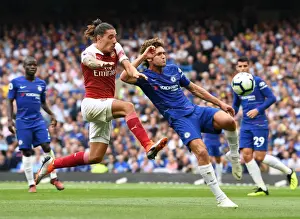 Chelsea V Arsenal 2018-19 Prints: Clash at Stamford Bridge: Bellerin vs Alonso in Premier League Showdown