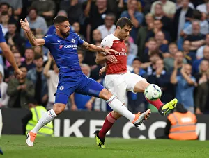 Clash at Stamford Bridge: Sokratis vs. Giroud - Premier League Showdown