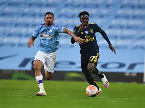 Manchester City V Arsenal 2019-20 Prints: Clash of Stars: Bukayo Saka vs