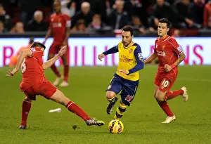 Clash of Stars: Cazorla vs. Coutinho & Gerrard - Liverpool vs. Arsenal, 2014/15