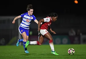Arsenal Women V Reading Women 2017-18 Prints: Clash of Stars: Danielle Carter vs