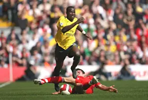Liverpool V Arsenal 2006-7 Prints: Clash of Stars: Eboue vs. Gonzalez - Liverpool's Triumph over Arsenal (31/3/2007): 4-1