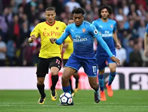 Watford V Arsenal 2017-18 Prints: Clash of the Stars: Iwobi vs. Richarlison - A Premier League Face-Off