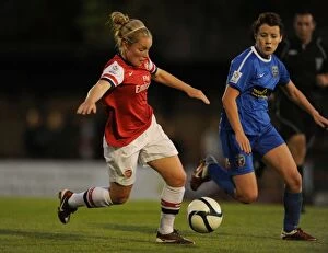Images Dated 30th August 2012: Clash of Stars: Kim Little vs. Angharad James in FA WSL Showdown