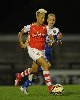 Images Dated 15th April 2015: Clash of Stars: Lianne Sanderson vs. Sophie Ingle in Arsenal Ladies vs. Bristol Academy WSL Match