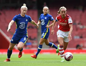 Arsenal Women V Chelsea Women - Mind Series 2021-22 Prints: Clash of Stars: Nobbs vs. England - Arsenal Women vs