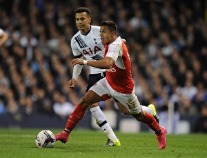 Tottenham Hotspur V Arsenal Capital One Cup 2015/16 Prints: Clash of Stars: Sanchez vs. Alli - The Battle of the Capital One Cup: Tottenham vs