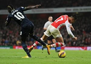 Images Dated 3rd December 2014: Clash of Stars: Sanchez vs Mane - Intense Arsenal Rivalry (2014-15)