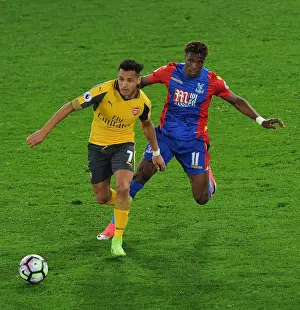 Crystal Palace V Arsenal 2016-17 Prints: Clash of Stars: Sanchez vs Zaha in Crystal Palace vs Arsenal Premier League Showdown