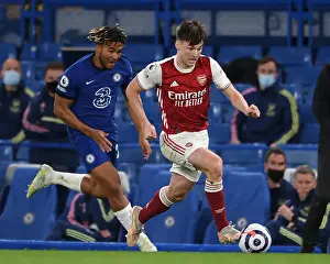 Clash of the Stars: Tierney vs. James - A Premier League Battle at Stamford Bridge, 2021 (Behind Closed Doors)