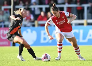 Arsenal Women V Everton Women 2021-22 Prints: Clash of Stars: Wubben-Moy vs Duggan in Arsenal Women vs Everton Women FA WSL Match