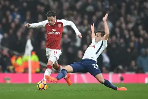Arsenal V Tottenham Hotspur 2017-18 Prints: Clash of Talents: Bellerin vs. Winks in the North London Derby