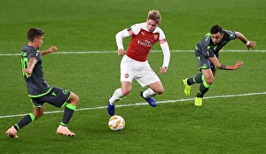 Arsenal V Sporting Clube De Portugal 2018-19 Prints: Clash of Talents: Emile Smith Rowe vs
