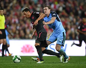 Sydney FC V Arsenal - 2017-18 Prints: Clash of Talents: Mesut Ozil vs Brandon O'Neill - Sydney FC vs Arsenal Pre-Season Match