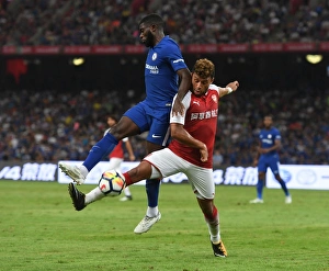 Arsenal V Chelsea - Pre Season 2017-18 Prints: Clash of Talents: Oxlade-Chamberlain vs