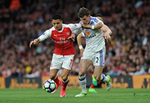 Arsenal V Sunderland 2016-17 Prints: Clash of the Titans: Alexis Sanchez vs. Billy Jones - Premier League Battle