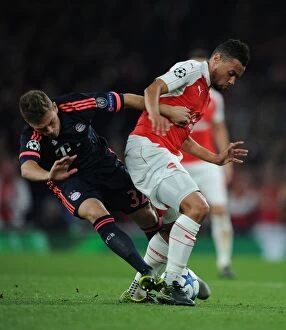 Images Dated 20th October 2015: Clash of Titans: Arsenal vs. Bayern Munich in the UEFA Champions League