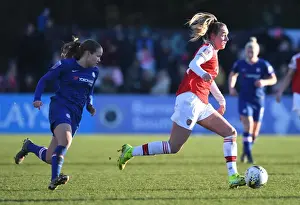 Arsenal Women V Chelsea Women 2019-20 Prints: Clash of Titans: Arsenal vs. Chelsea - FA WSL Showdown: Jill Roord vs. Guro Reiten