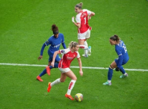 Arsenal Women v Chelsea Women 2023-24 Collection: Clash of Titans: Arsenal vs. Chelsea - A Football Rivalry Unfolds in the Barclays Women's Super