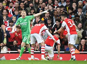 Arsenal V Manchester City 2021-22 Prints: Clash of Titans: Arsenal vs Manchester City, Premier League 2021-22