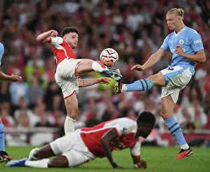 Clash of Titans: Arsenal vs Manchester City - Haaland vs Rice in the 2023-24 Premier League Showdown